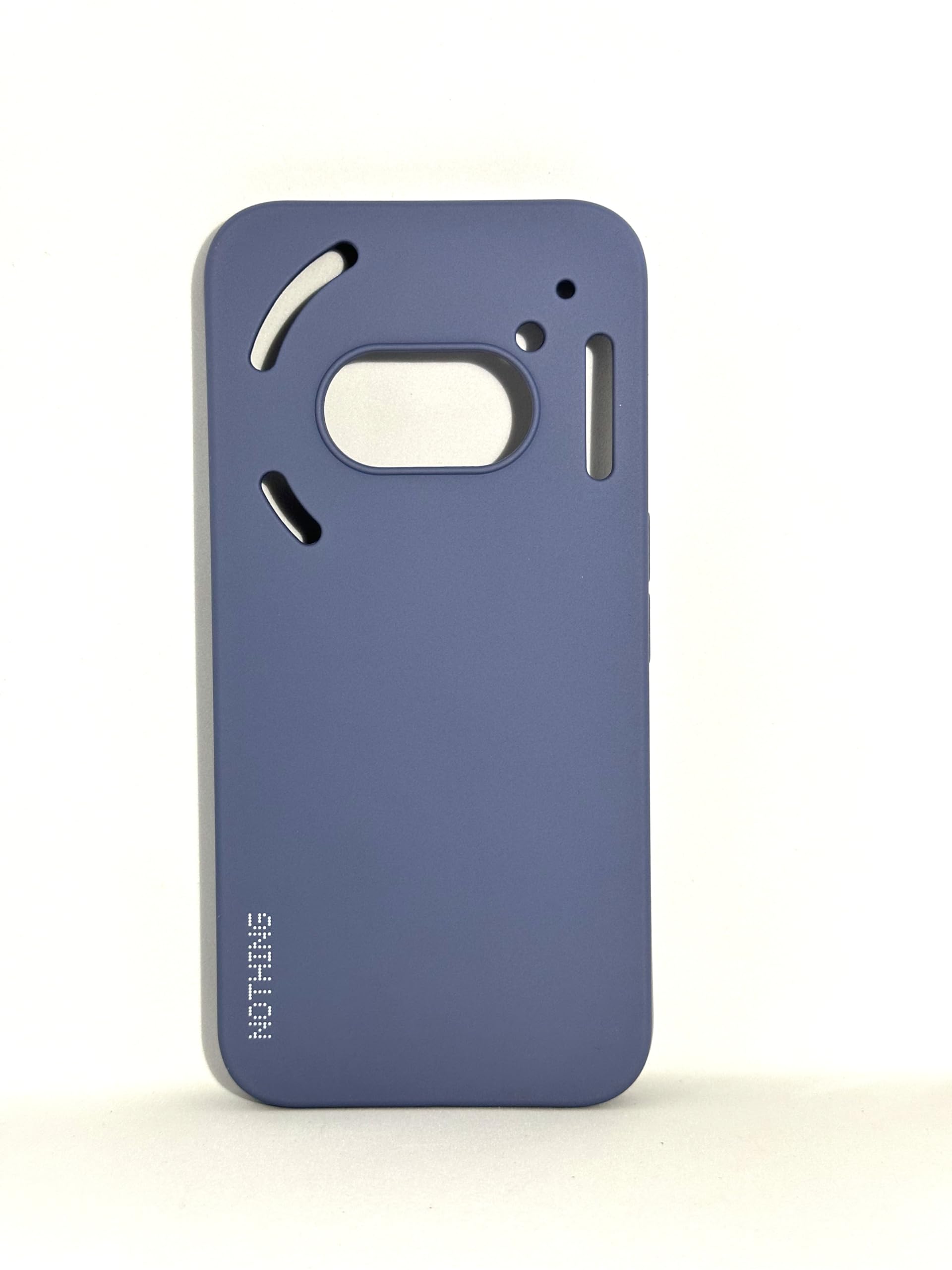 Silicone Case for Nothing Phone 2a, Liquid Gel Rubber Bumper Case with Soft Microfiber Lining Cushion Slim Hard Shell Shockproof Protective Cover for Nothing Phone 2a 5G 2024 (Gray)