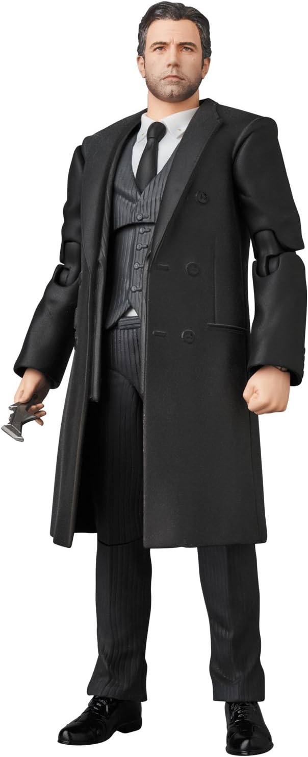 Medicom Mafex-Dc Justice League Batman Bruce Wayne Figure 180 1188 Months, Multicolor For Kids