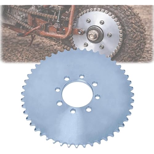 48 Tooth Go Kart Sprocket for #40/#41/420 Chain2-1/8" Bore | 8-Hole Mount Heat-Treated Steel Sprocket Fits Hubs with 2-1/8" BCD for Go Karts and Mini Bikes