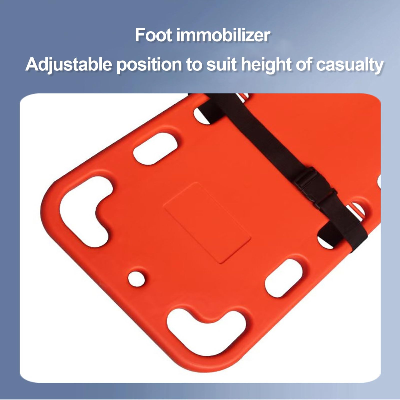 Genérico Camilla Flotante portátil, Tabla espinal de Rescate de Emergencia con Placa de flotación Fija, Equipo médico Plegable y Ligero para Operaciones de búsqueda y Rescate.