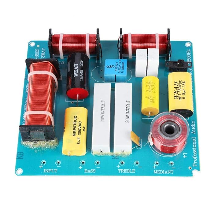 Buy 3 Way Speaker Crossover Filter, Frequency Divider for Tweeter