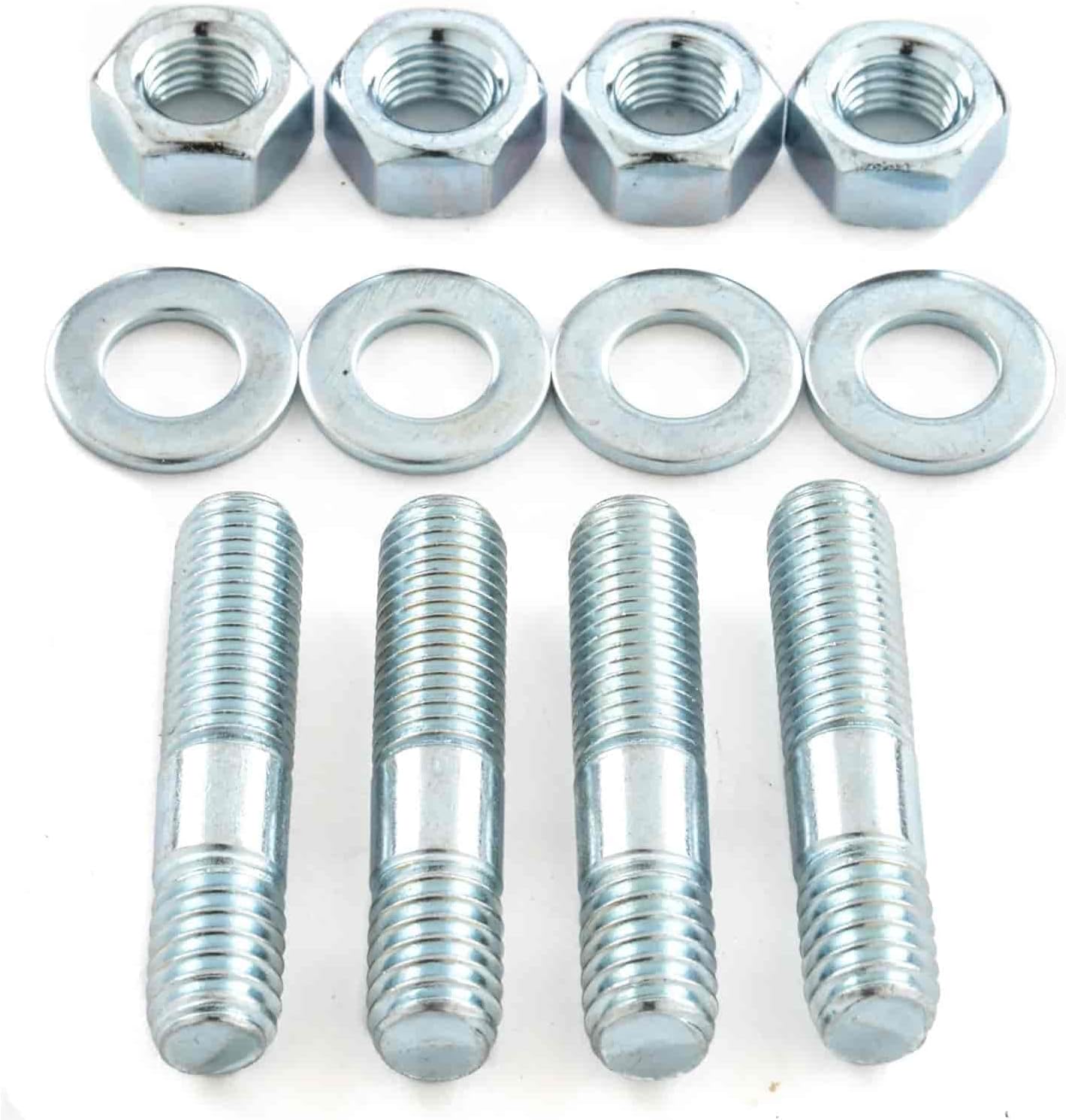 JEGS Carburetor Mounting Stud Kit 11/2 “ Long Includes