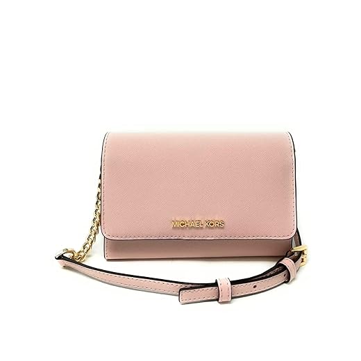 Michael Kors Jet Set Travel Multifunction Phone Crossbody Bag (powder blush)