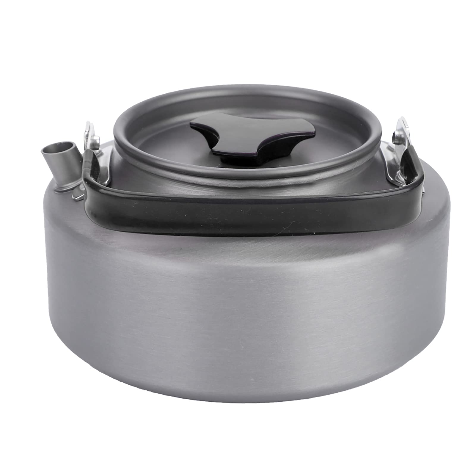 .1L Aluminum Tea Kettle Portable Coffee Pot with Handle Lightweight Stove Top Boiler for Camping Hiking Kitchen Outdoors