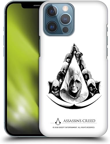 Head Case Designs Carcasa rígida con licencia oficial de Assassin's Creed Characters Legacy Logo compatible con Apple iPhone 13 Pro Max