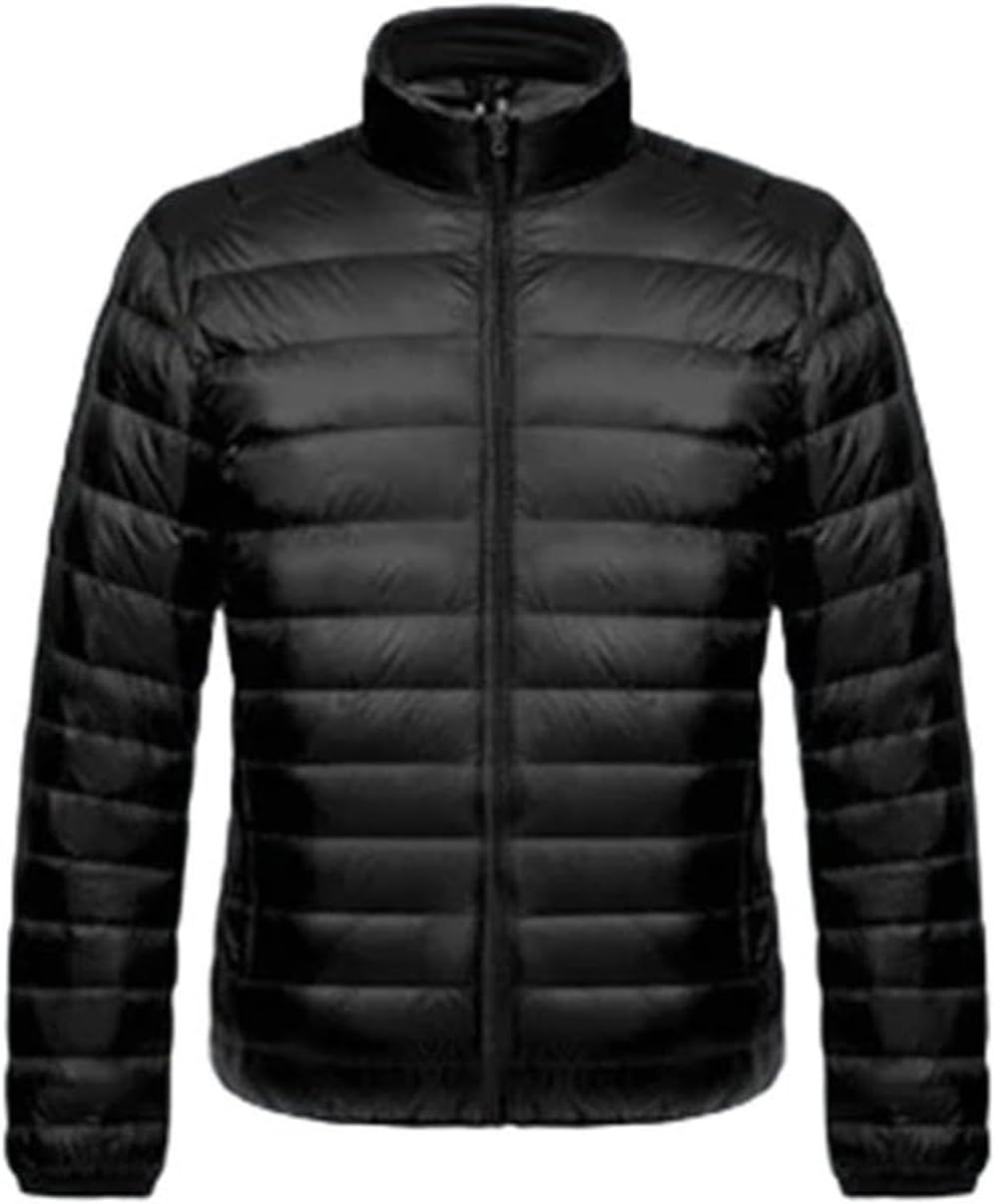 Men's Packable Hooded Puffer Jackets Lightweight Waterproof Camping Trekking