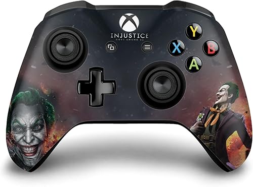 Head Case Designs Officially Licensed Injustice Gods Among Us Joker Key Art Vinyl Sticker Gaming Skin Decal Cover Compatible with Xbox One SX