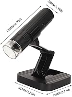 Vista 6 de Microscopio digital, cámara plegable de microscopios de bolsillo de mano, microscopio USB de aumento 50X a 1000X para iOS