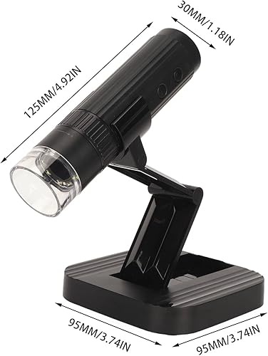 Miniatura 6 de Microscopio digital, cámara plegable de microscopios de bolsillo de mano, microscopio USB de aumento 50X a 1000X para iOS, para