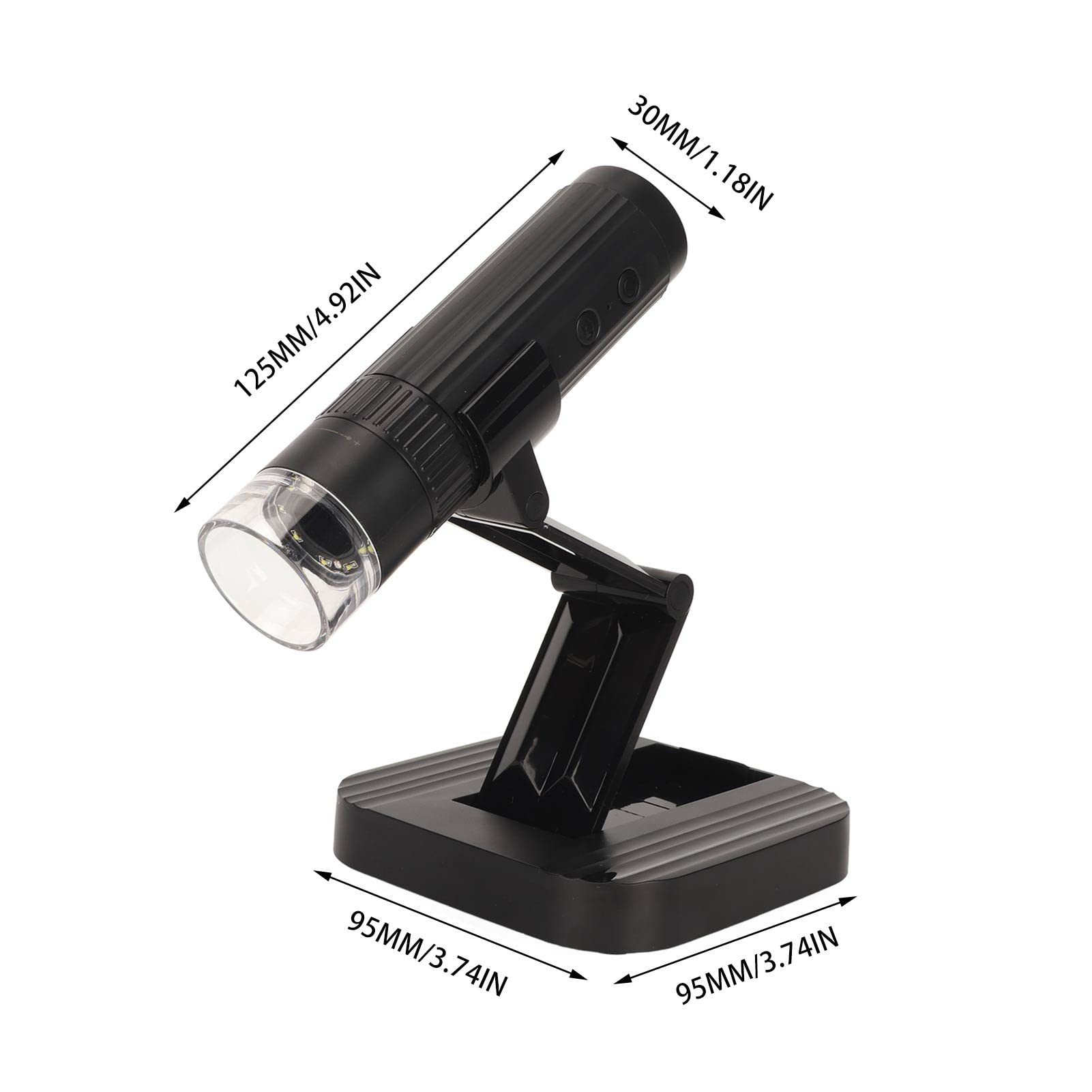 Cocoarm Microscopio Digital 50-1000X, 2MP USB de Mano con Soporte