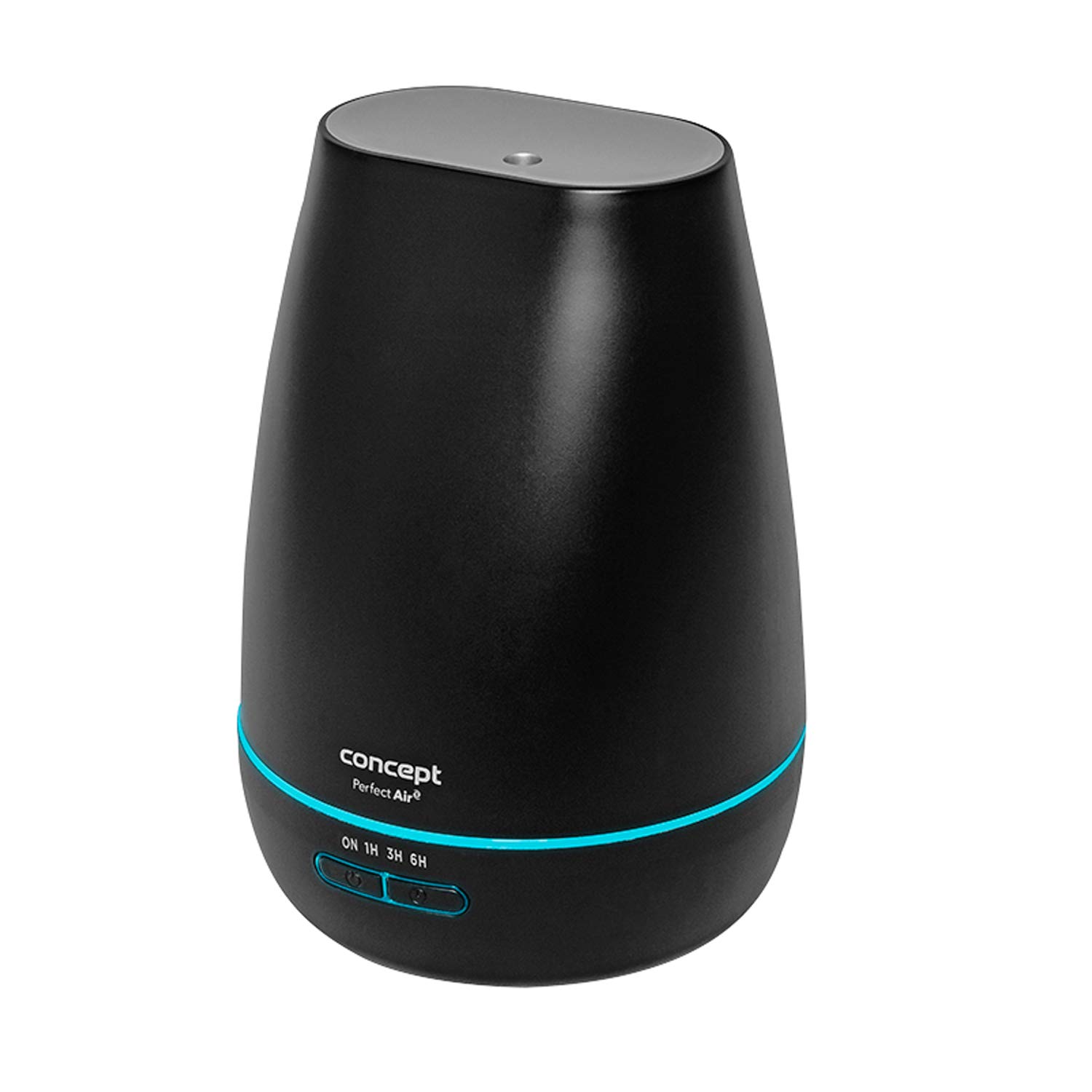 Concept Perfect Air ZV1021 nawilżacz powietrza 2 w 1 z dyfuzorem zapachowym 45 ml/h, do pomieszczeń do 20 m2, 2 tryby pracy, timer 300 ml (czarny)