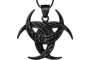Celtic Knot Biohazard Necklace: Statement Piece of Protection