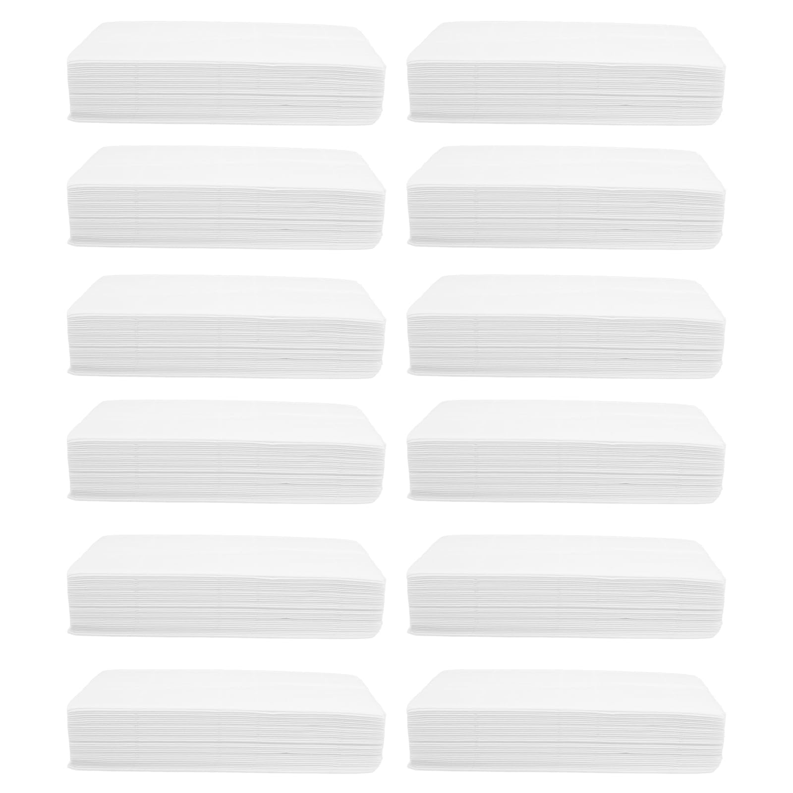 Veemoon 20 Paquetes de Servilletas Faciales de Papel de Seda Blanco, 3 Capas Gruesas, 66 Hojas por Paquete, para Hoteles, Restaurantes y Uso Comercial, Toallas Cara Suaves y Absorbentes