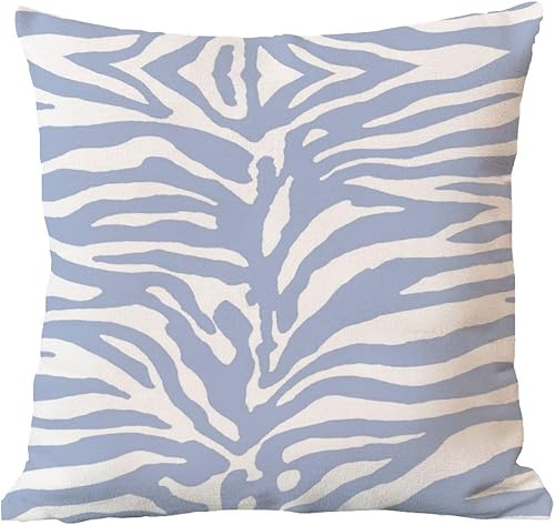 Miniatura 6 de Fundas de almohada con estampado animal de cebra, Serengeti Tiger Print Animal Cushion Cover 20x20in Chinoiserie Funda de almohada asiática Eurosham