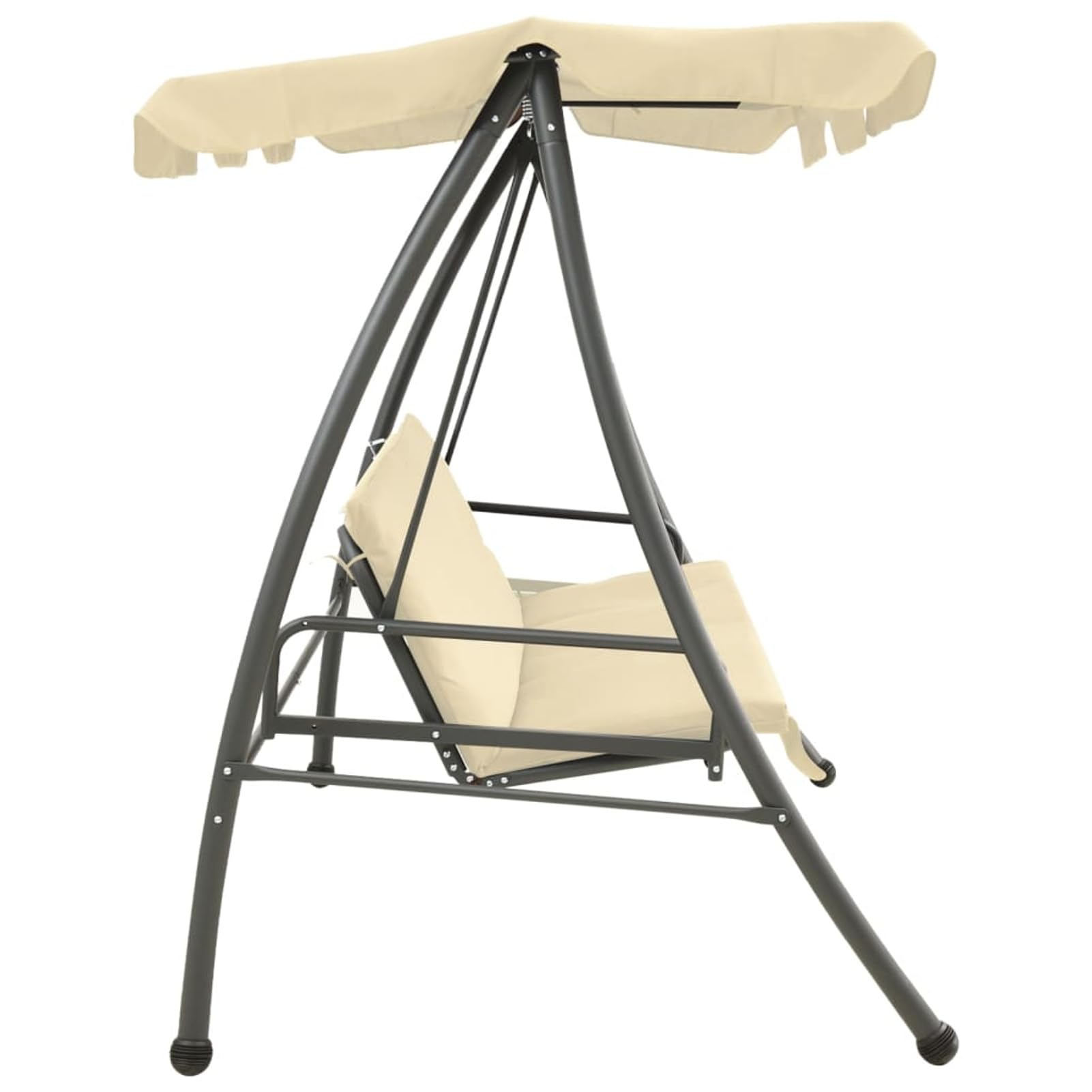 Banco Columpio de Exterior con Dosel, Columpio Jardin Exterior, Balancin Jardin Exterior, Muebles Jardin Exterior, Balancin Balcon, Blanco Arena