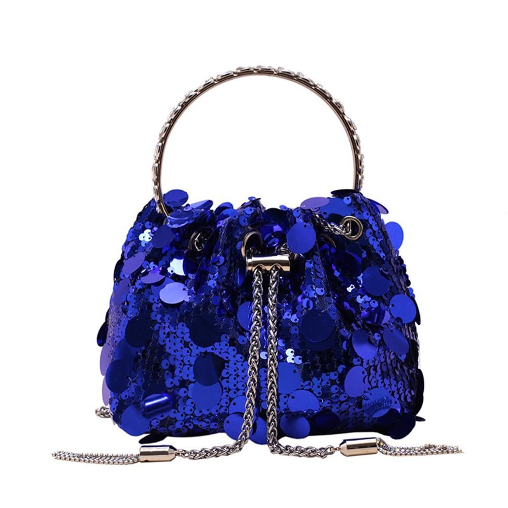 Handtasche blau glitzer Clearance