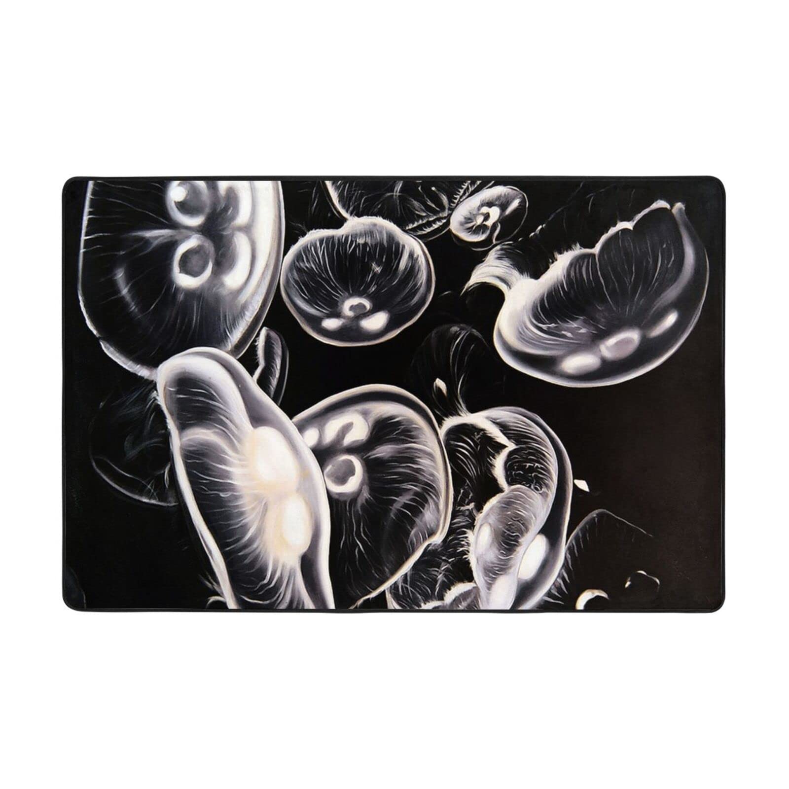 Tapis en flanelle douce PEIXEN moelleux grand format 182x121 cm