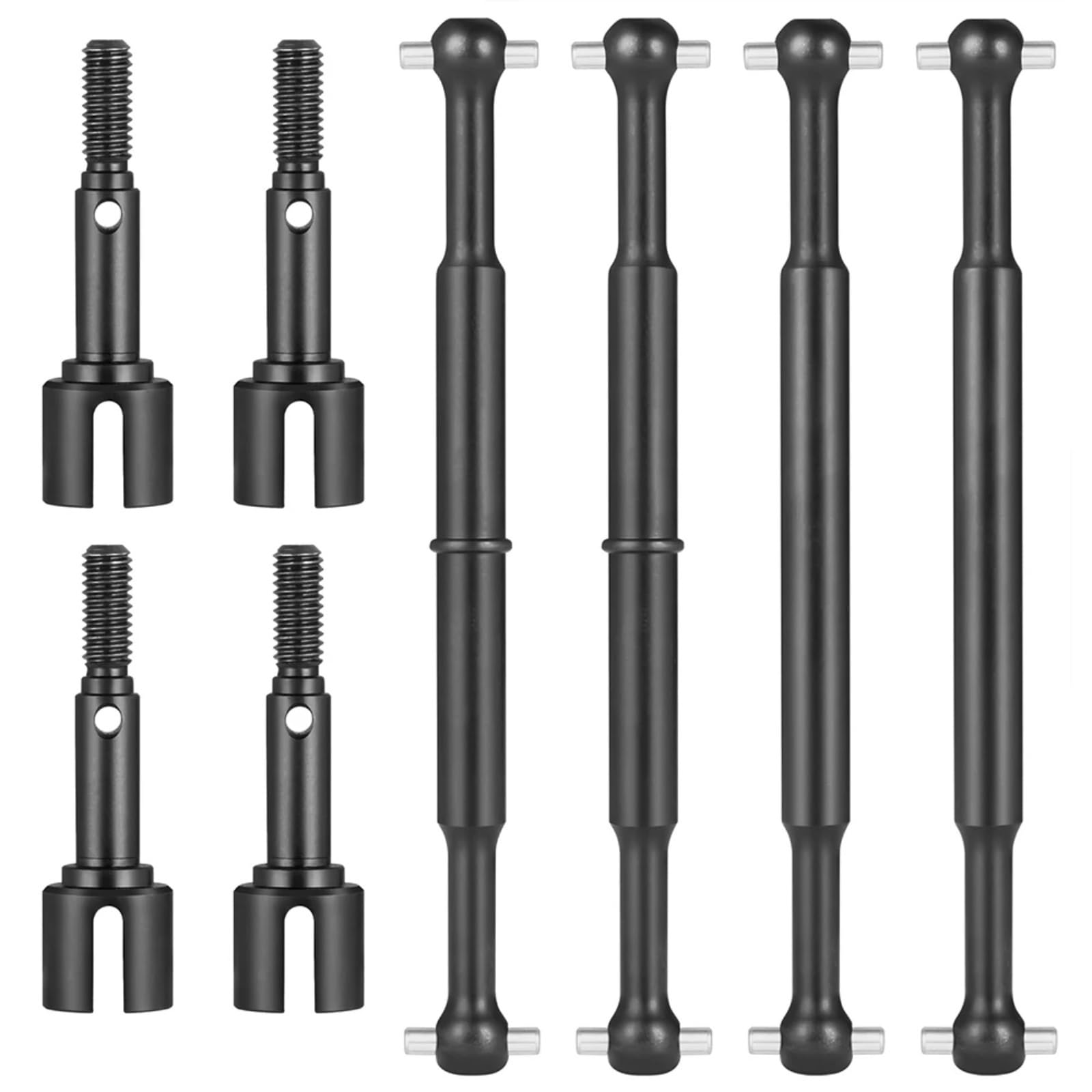 RC Accesorios para Tamiya para Hotshot 58391 4WD 1/10 para Buggy Truck Parts Eje Transmisión CVD Delantero Y Trasero Acero Dogbones Copa Accesorios Modificados Autos RC