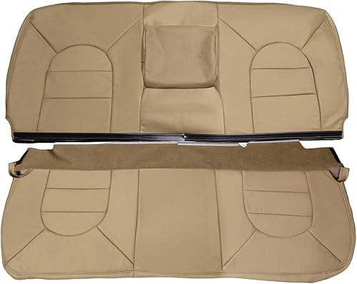 Funda de asiento AutoSeatCover 1999 para Ford F250 F350 Lariat para asiento trasero superior e inferior, color marrón