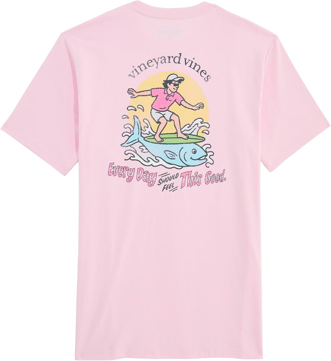 Vineyard Vines Edstfg Surfer Camiseta de manga corta con bolsillo para hombre