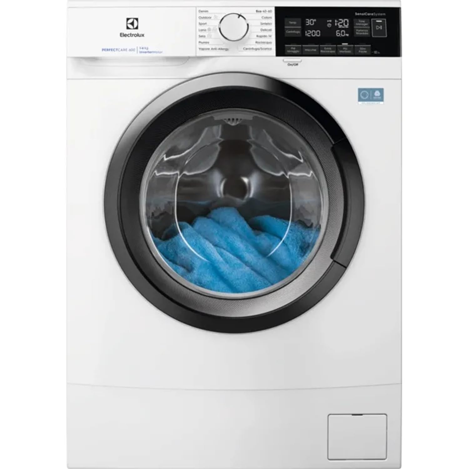 EW6S326A - Lavatrice slim, Carica Frontale, 6 Kg, Libera Installazione, Classe energetica A