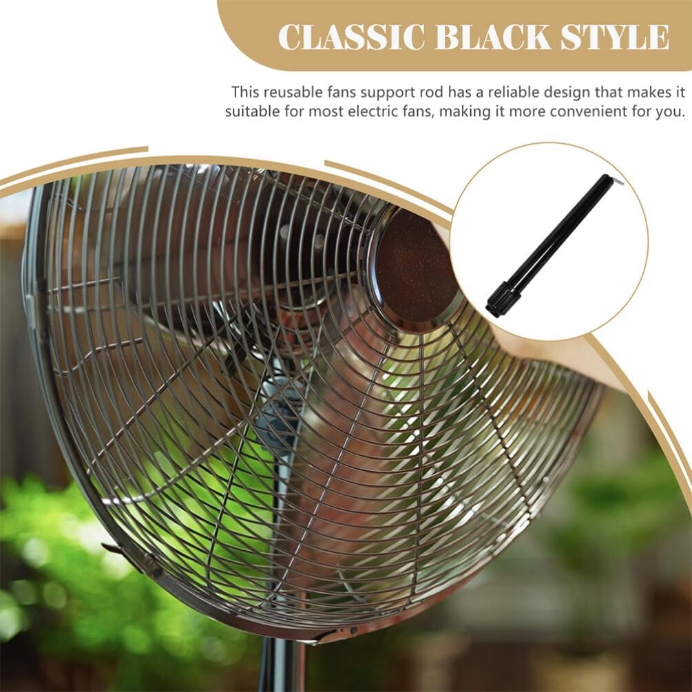 Uonlytech Stand Fans Support Rod Standing Fan Stick Floor Pedestal Fan Replacement Rod Stick Black