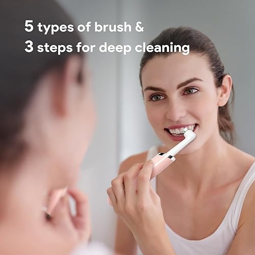 Miniatura 7 de 6 cabezales de cepillo de repuesto para pulidor de dientes, juego de repuesto de limpieza dental para limpieza diaria de dientes, blanqueamiento y