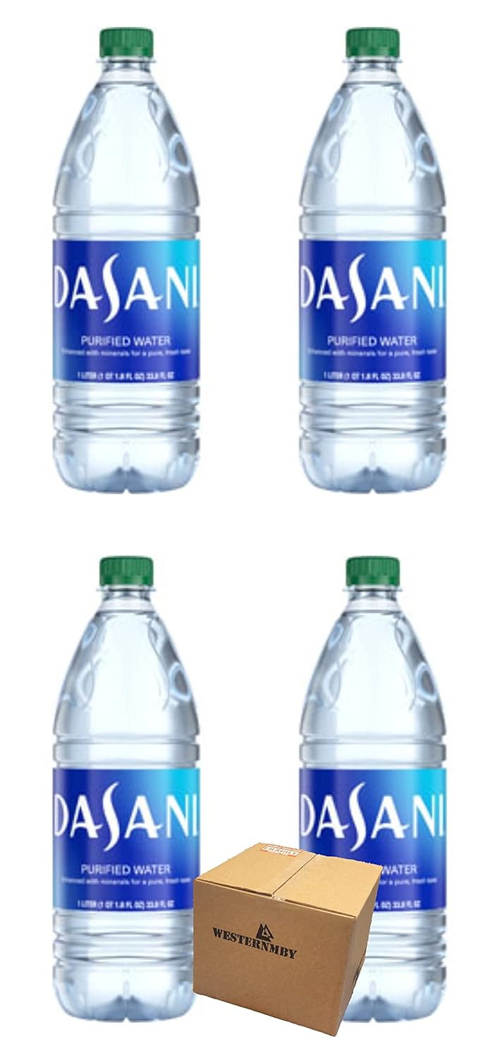 Buy DASANI Purified Water Bottles, 1 Liter, 4 Bottles Online at Lowest