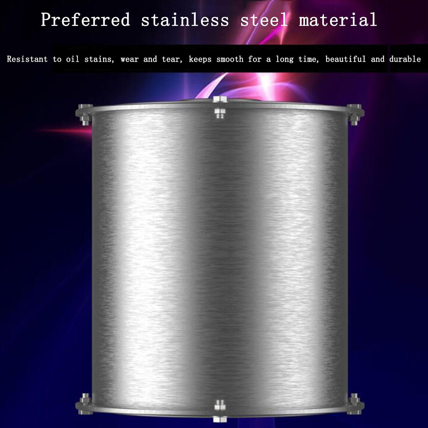 Estrattore Aria Flusso Assiale,Acciaio Inossidabile Ventilatore Industriale,2800 Giri/Min Aspiratore Bagno,Griglia Bifacciale,per Cucina, Serra, Tenda, Garage Ventola Aspirazione,16 Inches
