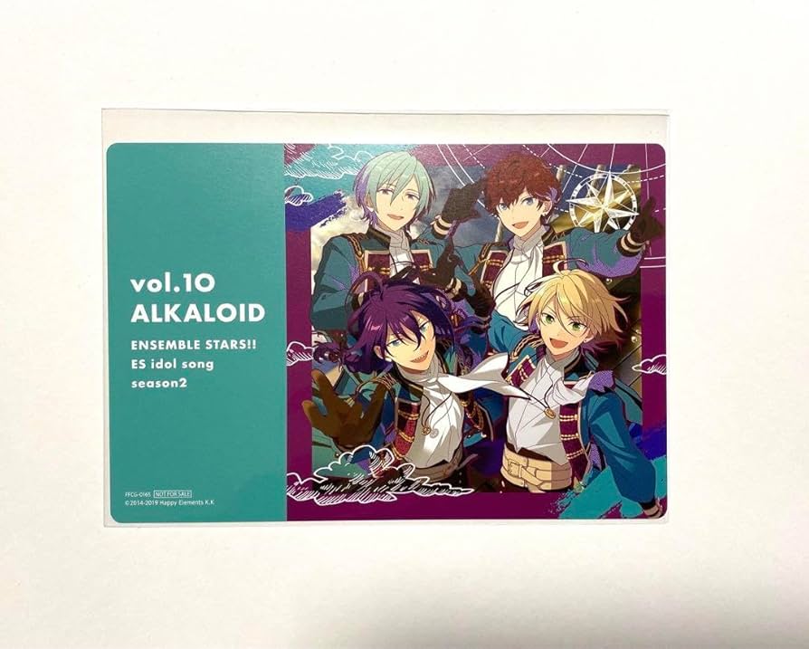 あんスタ　ALKALOID アルバム　特典　スクエア缶バッジ　天城一彩　4点 16756-4964-