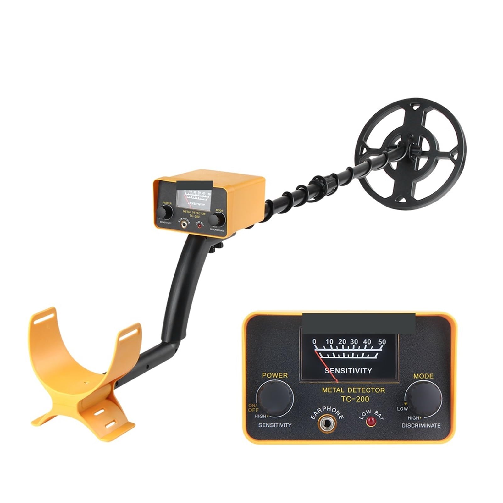 Wykrywacz metalu, TC-200Y Wykrywacz metali Underground Wire Iron Metal Gold Detector Regulowany tracker do wyszukiwania skarbów