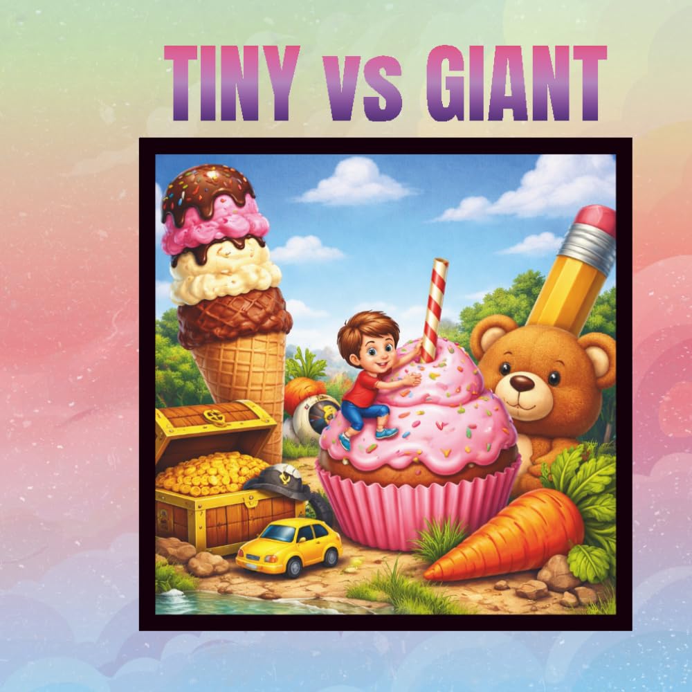 TINY vs GIANTS: A Fun and Courageous Coloring Adventure for Little Heroes