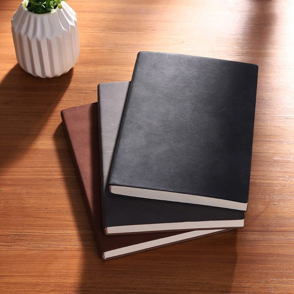 Quaderno per riunioni di lavoro super spesso A5 per scrivere appunti in una classe universitaria o in una riunione Quaderno per ufficio di amministrazione aziendale, blu, 2 pezzi
