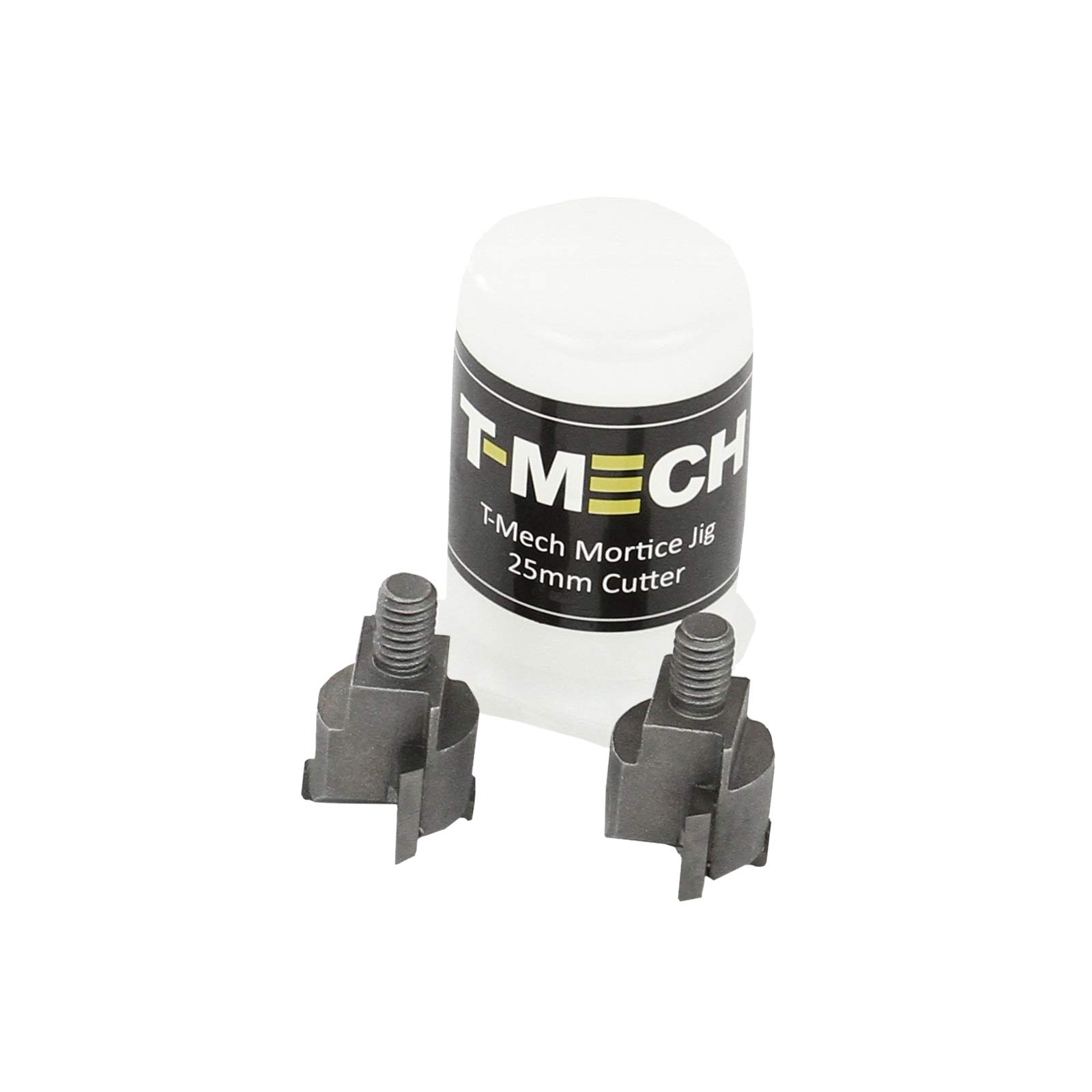 T-Mech Kit di montaggio della serratura con scalpello per legno / 6 frese per legno in metallo duro, 19mm, 22mm, 25mm