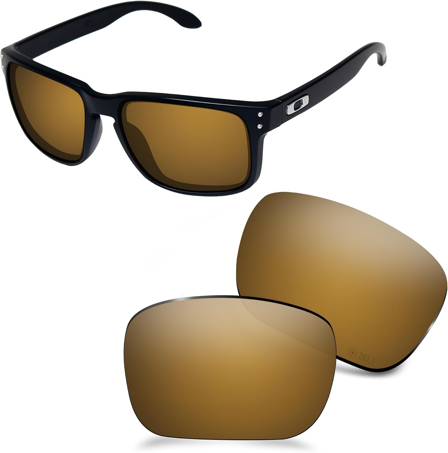 ANSI Z87.1 Replacement Lenses Compatible with Oakley Holbrook OO9102 Sunglasses