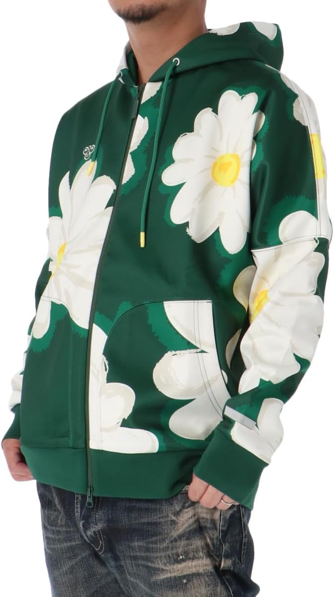 美品 lululemon ルルレモン ボタニカル柄 青色ハイウエストレギンス