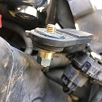 Vista 9 de Ampper - Perno de terminal de batería de poste lateral de latón de 3/8"-16, extensor de poste lateral de batería estándar compatible con poste GM