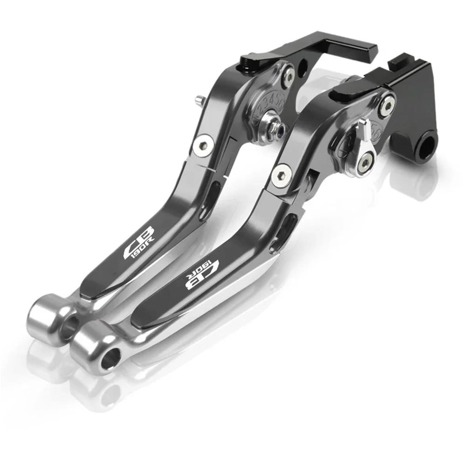 Cwziwoyji C Wziwoyji Fit For Honda B190r 2016-2023 Motorcycle Adjustable Brake Lutch Levers Accessories N Aluminum Handle(C)
