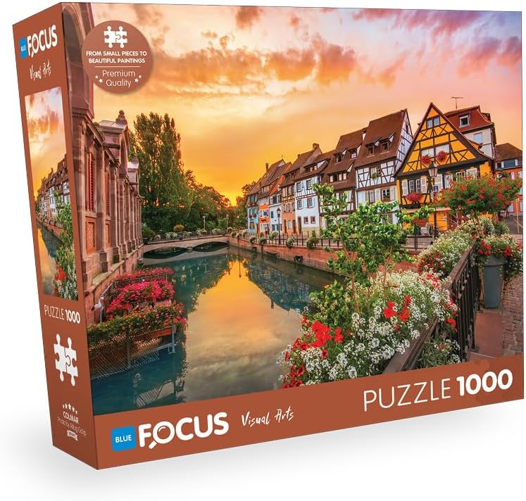 Blue Focus 1000 Parça Puzzle - COLMAR