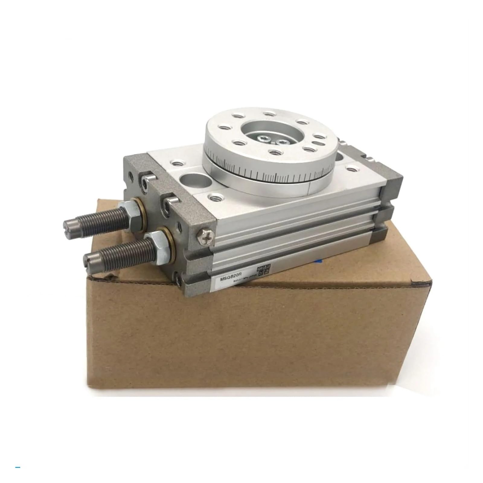 Cilindro giratorio SMC MSQB10A neumático de mesa rotatoria compacta