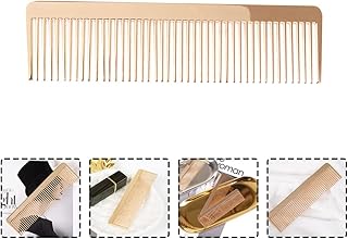 Minkissy Pentes De Cabelo Para Mulheres Metal Largo Pente Pente Sal?o de Molho Pente Profissional Barbeiro Cabelo Pente Pente Pente para Cabelos Reto Ou Encaracolado