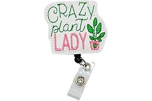 Crazy Plant Lady Succulent Badge Reel