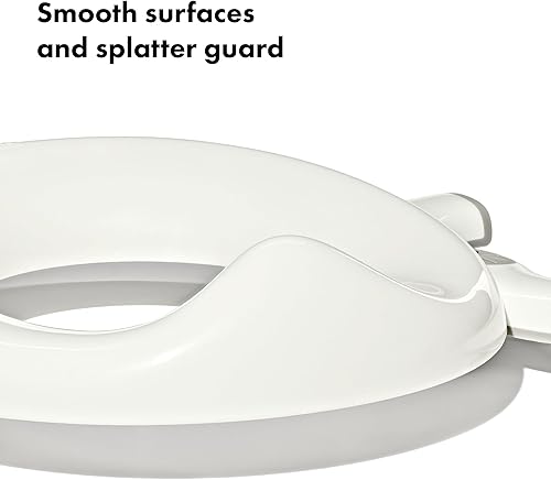 Vista 6 de OXO Tot Orinal portátil 2 en 1 Go con bolsa de viaje, asiento de orinal de viaje para niños pequeños Drizzle,Blossom,Crepúsculo