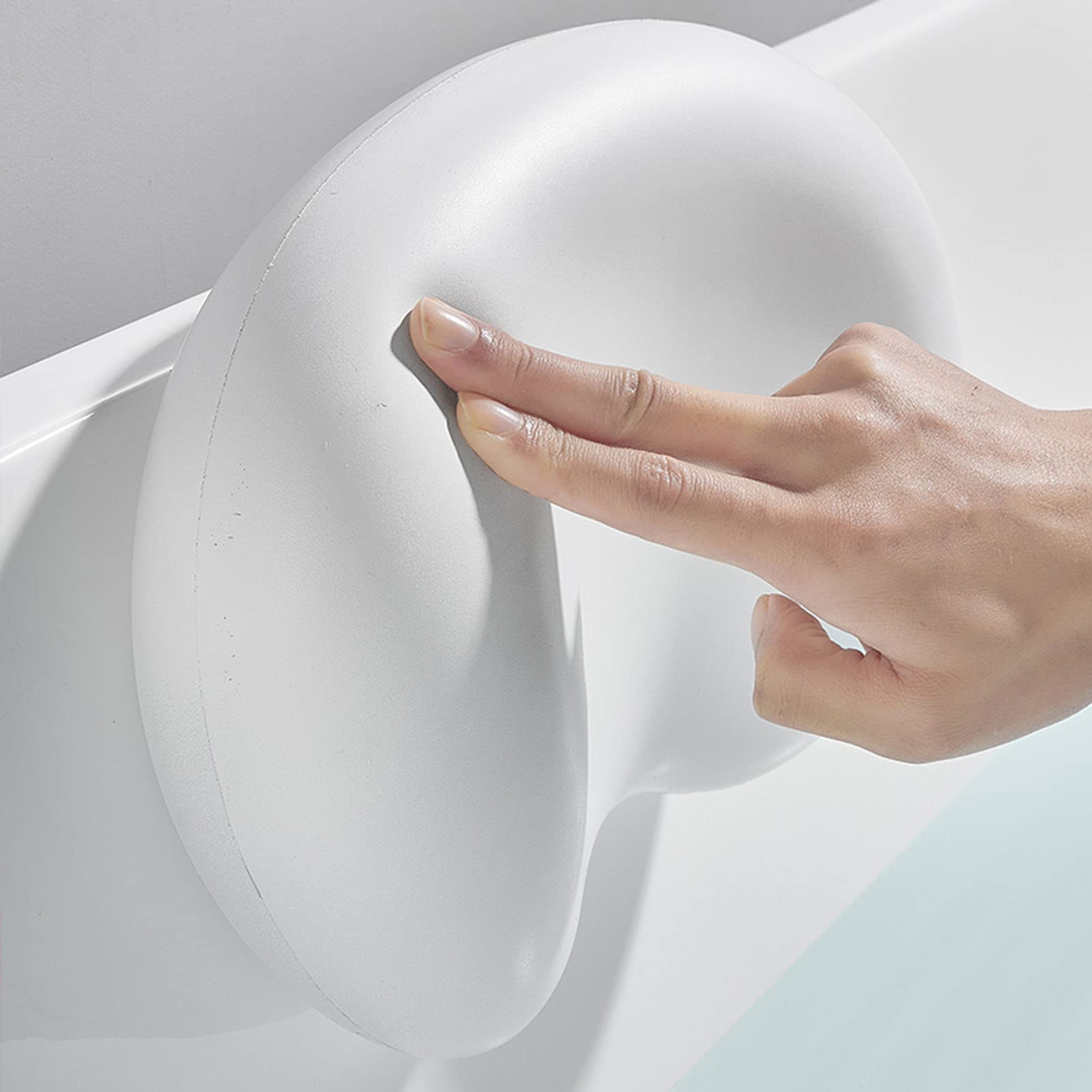 MyrRhe Cuscino da bagno ergonomico Spa Comfort con 2 ventose per supporto collo e schiena nella vasca - 30 * 19 cm