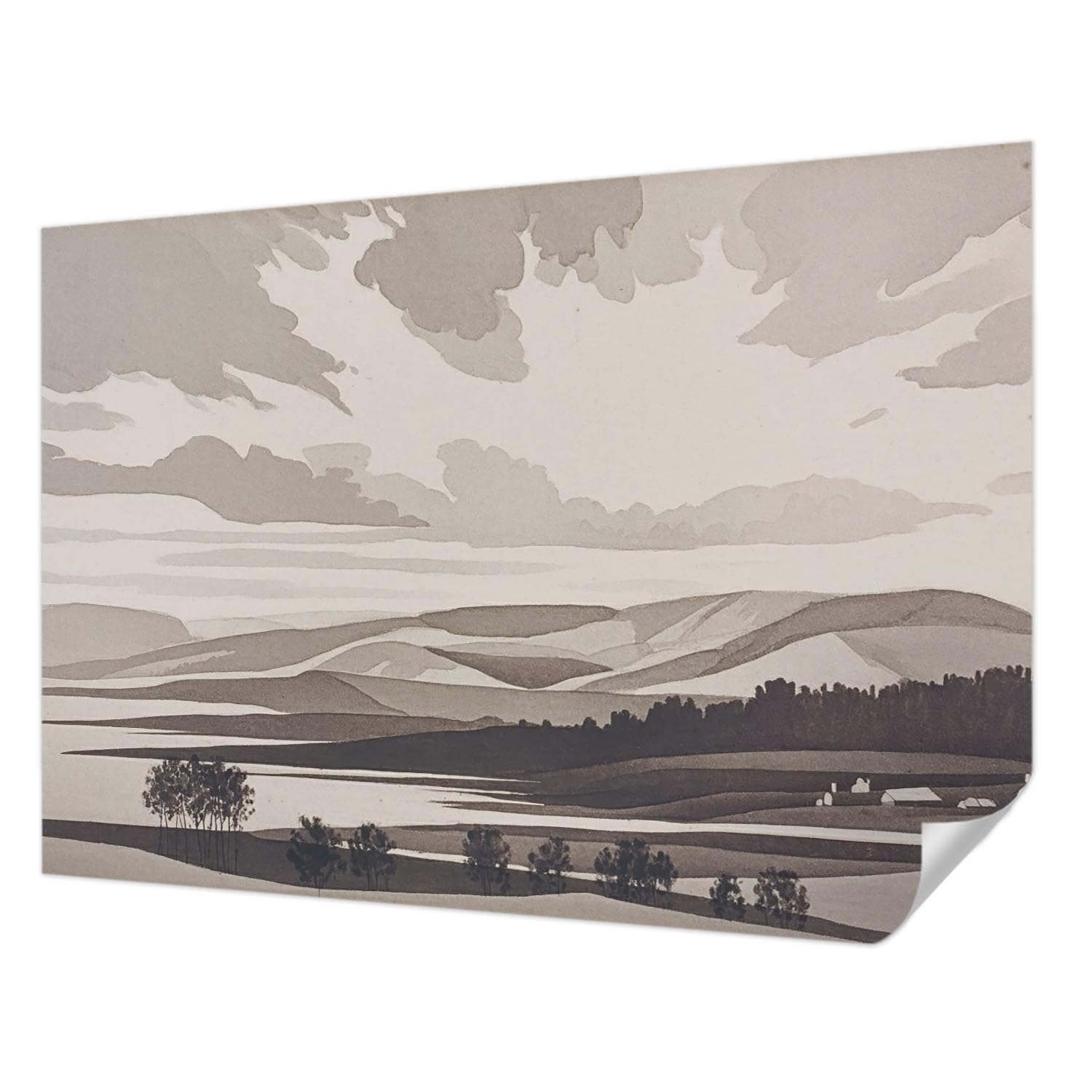 Papier peint autocollant 312x219 cm paysage panoramique haute qualite mur de salon