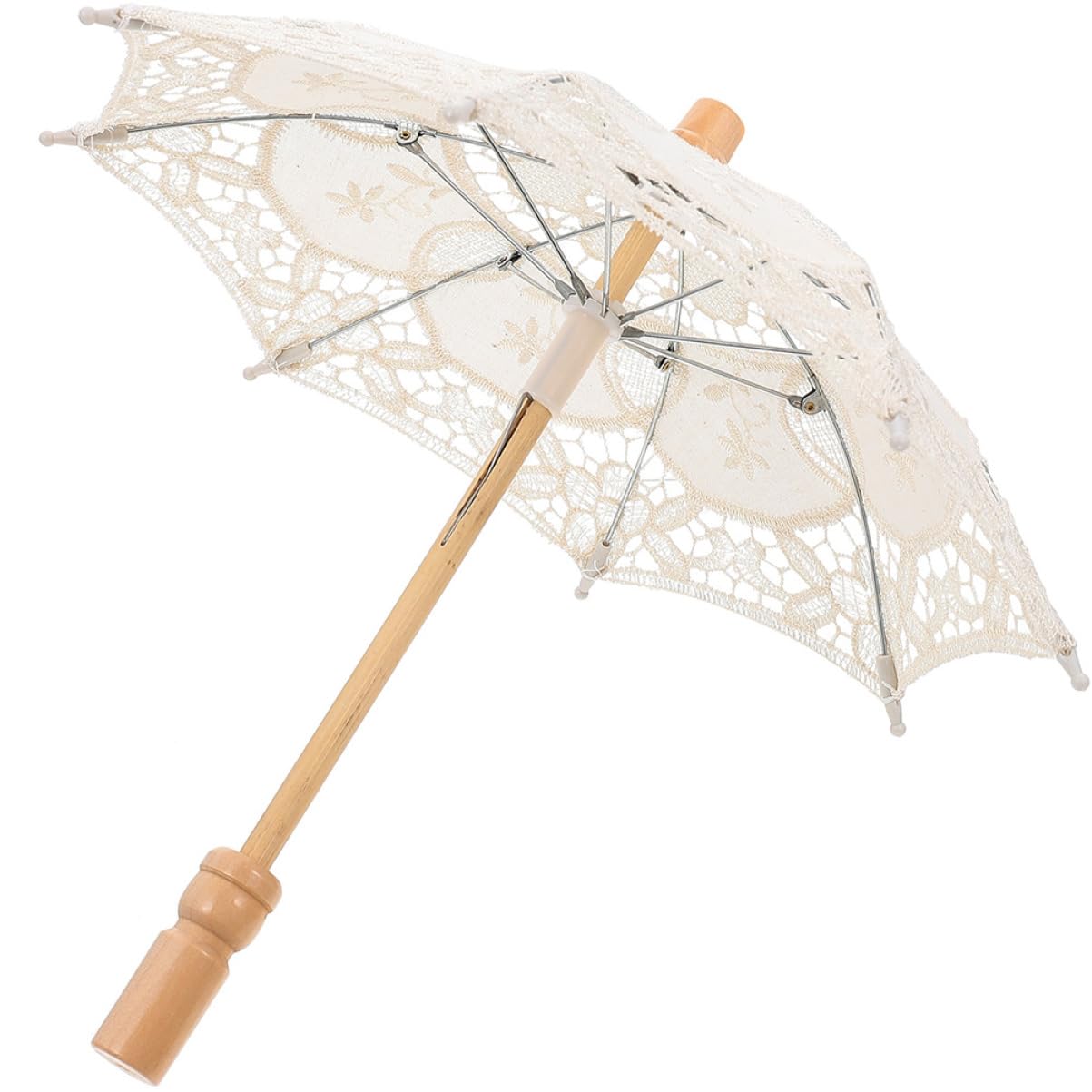 CALLARON 3stücke Hochzeits-regenschirm Aus Spitze Mit Stickerei Eleganter Brautschirm Für Fotoshootings Leicht Und Tragbar Romantisches Hochzeitszubehör Für Stilvolle Hochzeiten