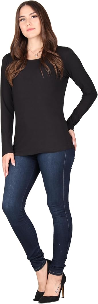 Lildy Womens Super Soft Long Sleeve Tee