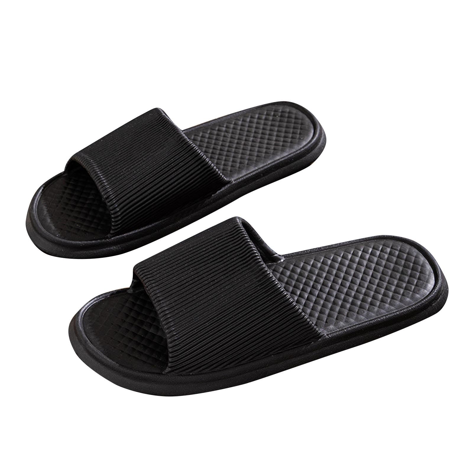 Shower Slippers for Women and Men House Slipper Indoor Slides Bathroom Shoes Comfort Lightweight Non-Slip Slide Sandals