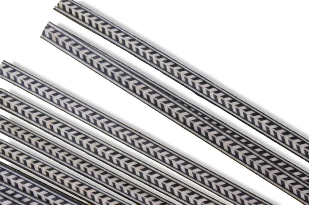Lot De 8 Bandes De Purfling Pour Guitare - Acajou - Longueur 161 Cm - Décoration Et Liaison De Corps - 5