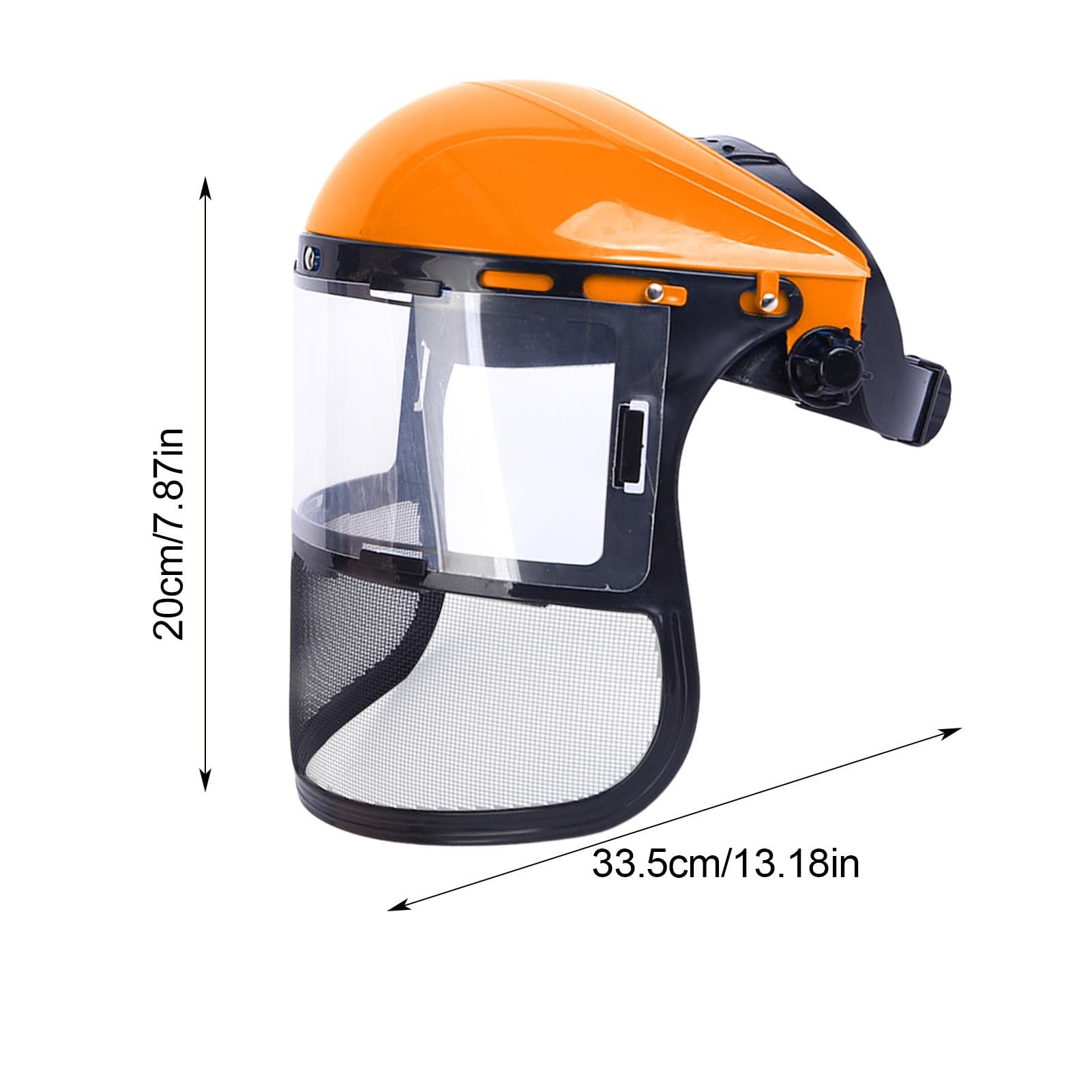 Face Guard, Safety Face Shield, Face Protection Shield, Dust Face Covers, Work Face Shield Helmet, Face Covers For Construction Work, Breathable Mesh Type Head For Forestry Construction Gardenin